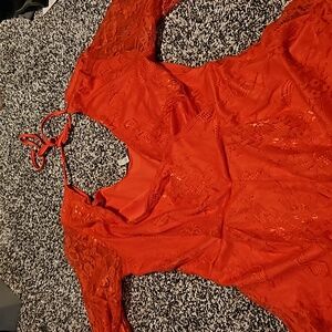 Women's size Small Romper. Charlotte Russe. Pink peachy color. Pre loved